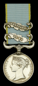 Crimea 1854-56, 2 clasps, Alma, Sebastopol (Pay Mr. A. Clendinning, 19th. Foot) officially impressed naming,...
