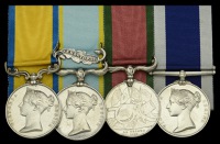 Four: Pay-Sergeant H. Kilby, Royal Marines

Baltic 1854-55 (25 Co. Hy. Kilby Corpl. R.M.) contemporary engraved...