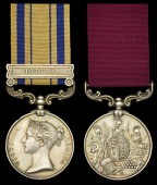 Pair: Paymaster Sergeant C. Curwood, 90th Regiment of Foot

South Africa 1877-79, 1 clasp, 1877-8 (499, Pay. Mr....