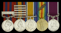 Five: Major W. J. Cryer, Army Pay Department, late Army Pay Corps and Norfolk Regiment

India General Service...