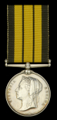 Ashantee 1873-74, no clasp (Lieut. W. Rutherford, 2nd W.I. Regt. 1873-4) one or two edge bruises, polished, very...