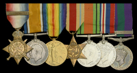 Seven: Colonel G. W. Nelson, Royal Army Pay Corps, late Gordon Highlanders, who was wounded and taken Prisoner of...