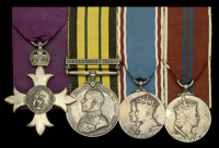 An inter-War M.B.E. group of four awarded to S. S. Murray, Esq., Commissioner for Nyasaland

The Most Excellent...