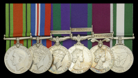 Six: Major J. H. Leighton, Royal Army Pay Corps, late Royal Tank Corps

Defence and War Medals 1939-45; General...