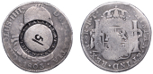 Countermarked issues, LANARKSHIRE, New Lanark, Lanark Mills, a MEXICO, Charles IIII, 8 Réales, 1803ft, Mexico City,...