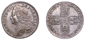 George II (1727-1760), Sixpence, 1750 (ESC 1760; S 3711). Nearly extremely fine, toned	 £100-£120