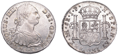 Peru, Charles IIII, 8 Réales, 1808jp, Lima (Cayón 13978; KM. 97). Extremely fine or better	 £150-£180