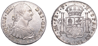 Peru, Charles IIII, 8 Réales, 1808jp, Lima (Cayón 13978; KM. 97). Extremely fine or better	 £150-£180