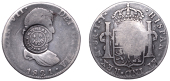 Countermarked issues, BUTE, Rothesay, Rothsay Cotton Works, a MEXICO, Ferdinand VII, 8 Reales, 1821jj, Mexico City,...