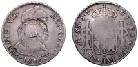 Countermarked issues, RENFREWSHIRE, Greenock, McFie, Lindsay & Co, a PERU, Ferdinand VII, 8 Réales, 1810jp, Lima,...