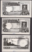 Banco de Angola, Bradbury Wilkinson archival photographs showing the obverse and reverse of some nearly final...