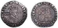 James I (1603-1625), Second coinage, Shilling, mm. coronet, fifth bust, 5.56g/ (N 2100; S 2655).  About very fine,...