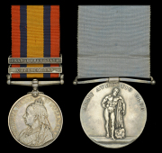 Queen’s South Africa 1899-1902, 2 clasps, Cape Colony, Orange Free State (3753 Cpl. J. E. Willson, 2nd. Rl:...