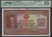 Banco Nacional Ultramarino, Mozambique, printers archival specimen 1000 Escudos, 1 November 1941, serial number...