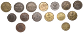 LONDON, Dowgate Hill, Orlando Jones (2, W 2620, 2625 the plate piece); Drury Lane, Francis West (W 3010, the plate...