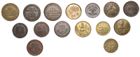 LONDON, Dowgate Hill, Orlando Jones (2, W 2620, 2625 the plate piece); Drury Lane, Francis West (W 3010, the plate...
