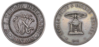 LONDON, Holborn, William Taylor (W 2895, the plate piece). Very fine and extremely rare; only the second specimen...