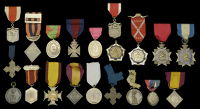 Army Temperance Association India (11): Total Abstinence Medal, silver (3); Five Years Fidelity, silver and blue...