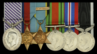 A rare and poignant Second War D.F.M. group of six awarded to Flying Officer F. H. Thompson, Royal New Zealand Air...