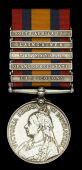 Queen’s South Africa 1899-1902, 5 clasps, Cape Colony, Orange Free State, Transvaal, Laing’s Nek, South Africa...