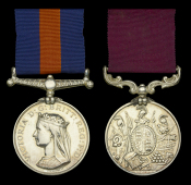 Pair: Colour Sergeant H. Burton, 57th (West Middlesex) Regiment of Foot, later North Yorkshire Rifle...