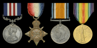 A Great War ‘Western Front’ M.M. group of four awarded to Corporal J. Solomons, 2nd Battalion, Middlesex...