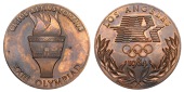 U.S.A., Olympic Games, Los Angeles, 1984, a bronze Participant’s medal by D. Sterner for Jostens on behalf of the...