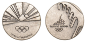 ITALY, Winter Olympic Games, Turin, 2006, a plated bronze Participant’s medal, unsigned, stylised bridge, rev....