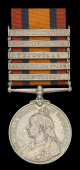 Queen’s South Africa 1899-1902, 5 clasps, Cape Colony, Orange Free State, Transvaal, South Africa 1901, South...