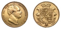 William IV (1830-1837), Sovereign, 1837 (Hill 21; S 3829B). Toned, good fine	 £700-£900