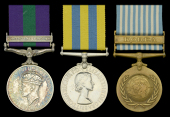 Three: Private D. K. Richardson, Middlesex Regiment

General Service 1918-62, 1 clasp, Palestine 1945-48 (19175443...
