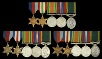 Five: Corporal R. J. Buckley, Middlesex Regiment
1939-45 Star; Italy Star; Defence and War Medals 1939-45;...