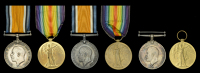 Pair: Private P. C. Arnold, Middlesex Regiment, who was killed in action during the Battle of Passchendaele on 4...