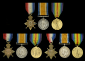 Three: Private A. H. Day, Middlesex Regiment
1914-15 Star (1661. Pte. A. H. Day. Middx. R.); British War and...