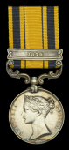 South Africa 1877-79, 1 clasp, 1879 (29/1799. Pte. T. Jones. 58th Foot.) very fine	 £800-£1,000