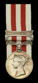 The important Indian Mutiny medal awarded to Corporal J. B. Grierson (alias Frank Burgess), Bengal Sappers and...