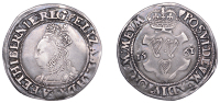 Elizabeth I (1558-1603), Second issue (1561), Shilling, 1561, mm. harp, bust 3C, reads reg, 4.76g/1h (S 6505; DF...