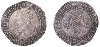 Mary (1553-1554), Shilling, mdliii, mm. lis, reads hib regina, 5.45g/9h (S 6495; DF 224). Almost very fine for...