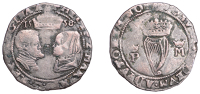 Philip and Mary (1554-1558), Groat, 1558, mm. rose, legend ends regina a, 2.86g/2h (S 6501D; DF 238). Good fine	...