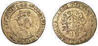 Edward VI (1547-1553), Shilling, 1552, mm. harp, contemporary imitation in brass, so-called ‘Bungal Penny’,...