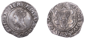 Elizabeth I (1558-1603), Second issue (1561), Groat, 1561, mm. harp, bust 1G, reads re’ and mev, 1.48g/2h (S 6506;...