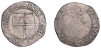 Elizabeth I (1558-1603), Third issue (1601-2), Shilling, mm. martlet, reads hiber’ re’, 5.08g/6h (S 6507; DF...