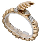 Rolex. An unusual lady’s gold and diamond-set cocktail watch with concealed dial, Haute Precision circa...