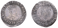 James I (1603-1625), First coinage, Sixpence, mm. bell, first bust, 2.22g/12h (S 6514; DF 262). Metal flaw in...
