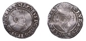 James I (1603-1625), Second coinage, Sixpence, mm. martlet, first bust, 2.02g/5h (S 6517; DF 262). Slight creases,...