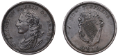 Co DUBLIN, Dublin, Edward Stephens, Parkes’ Penny, 1816, laureate and draped bust of the Duke of Wellington left,...