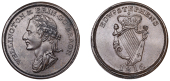 Co DUBLIN, Dublin, Edward Stephens, Parkes’ Penny, 1816, bust of the Duke of Wellington left, short hair, rev....