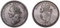 Co DUBLIN, Dublin, Edward Stephens, Parkes’ Penny, 1816, bust of the Duke of Wellington left, short hair, rev....