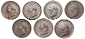 Co DUBLIN, Dublin, Edward Stephens, Pennies (7), Wellington types, all 1816, 16.97g/7h, 16.58g/7h (both W 1876a),...