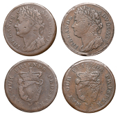 Not Local: ‘Irelands Advocate’, Pennies (2), 18.96g/7h (W 1910), 18.77g/12h (W 1910a) [2]. First very fine for...